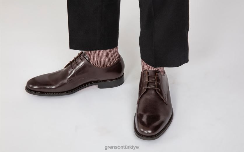 Grenson bahçıvan erkekler kahverengi resmi ayakkabı B466H82