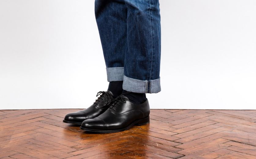 Grenson berber erkekler siyah resmi ayakkabı B466H71