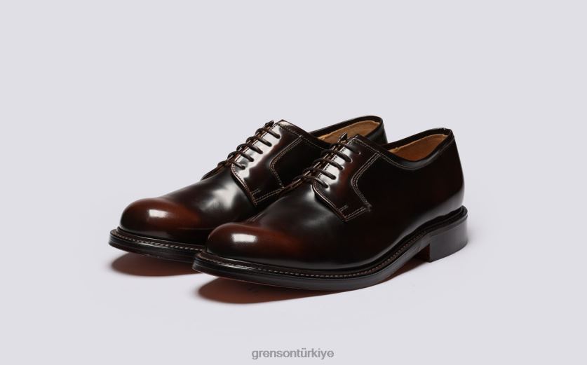 Grenson camdan erkekler koyu kahverengi resmi ayakkabı B466H74