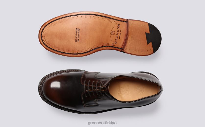 Grenson camdan erkekler koyu kahverengi resmi ayakkabı B466H74