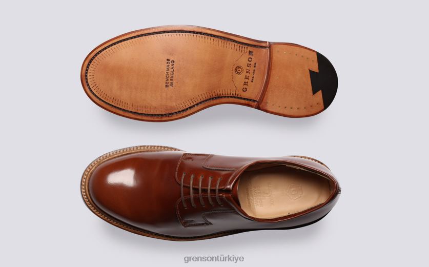 Grenson camdan erkekler orta kahverengi resmi ayakkabı B466H73
