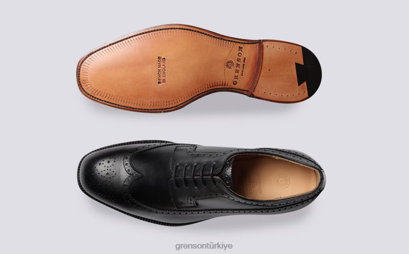 Grenson canterbury erkekler siyah resmi ayakkabı B466H76