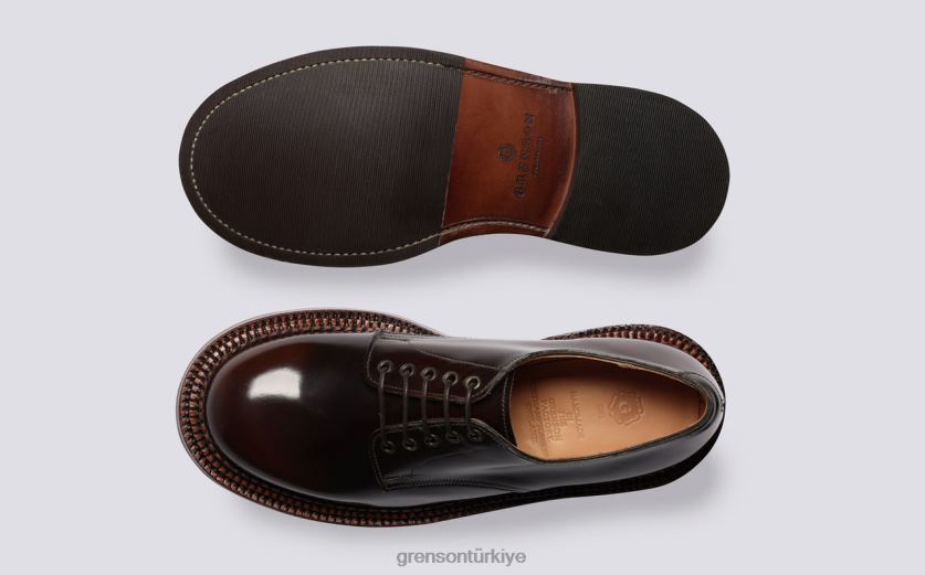 Grenson dermot erkekler kahverengi resmi ayakkabı B466H77