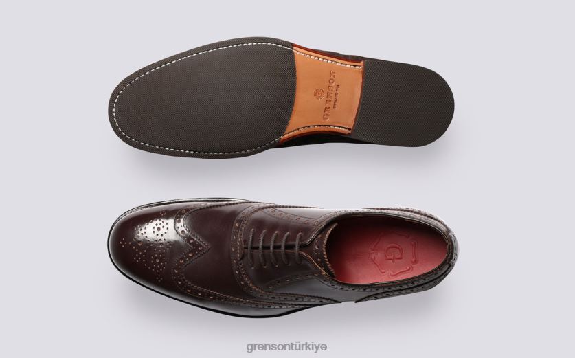 Grenson dilan erkekler kahverengi resmi ayakkabı B466H80