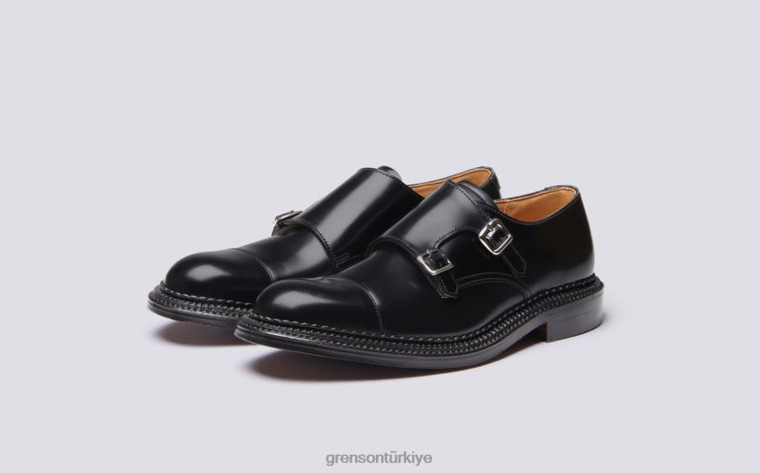 Grenson hanbury erkekler siyah resmi ayakkabı B466H85