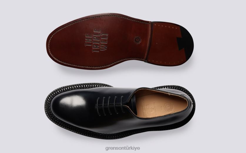 Grenson lansbury erkekler siyah resmi ayakkabı B466H86