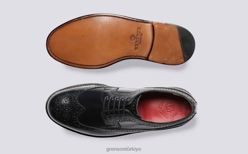 Grenson sid erkekler siyah resmi ayakkabı B466H102