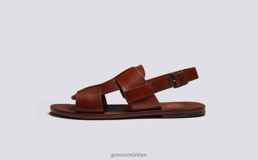 Grenson Wiley 3 erkekler bronzlaşmak sandalet B466H227