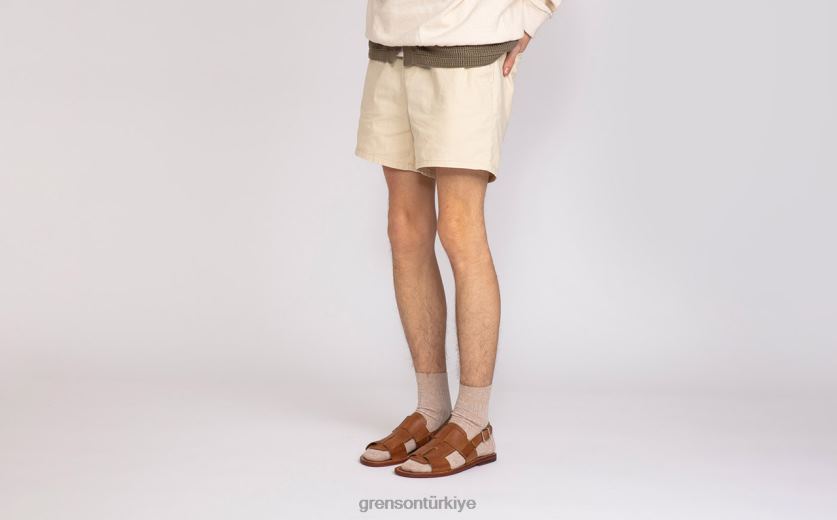 Grenson Wiley 3 erkekler zencefil perdahlı sandalet B466H226