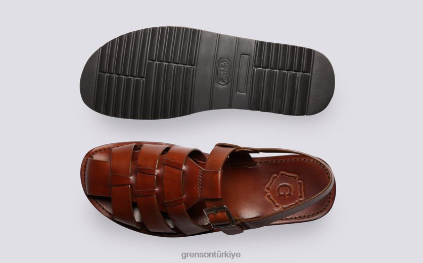Grenson ayva erkekler el boyaması sandalet B466H224