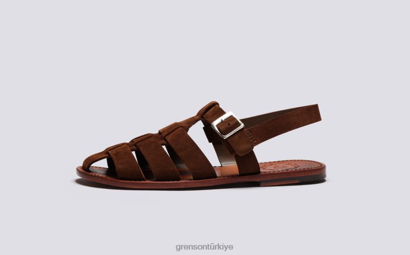 Grenson ayva erkekler kahverengi sandalet B466H220