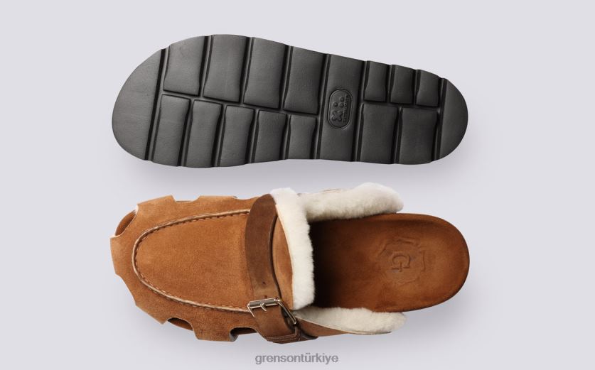 Grenson dale erkekler kahverengi sandalet B466H211