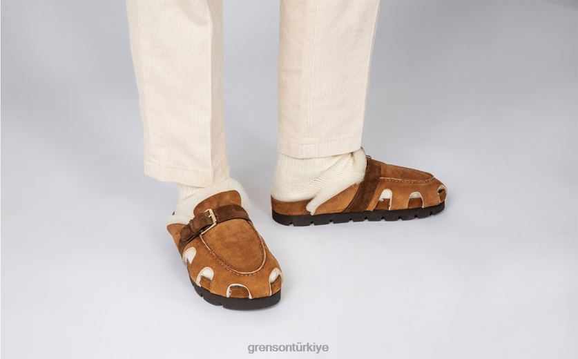 Grenson dale erkekler kahverengi sandalet B466H211