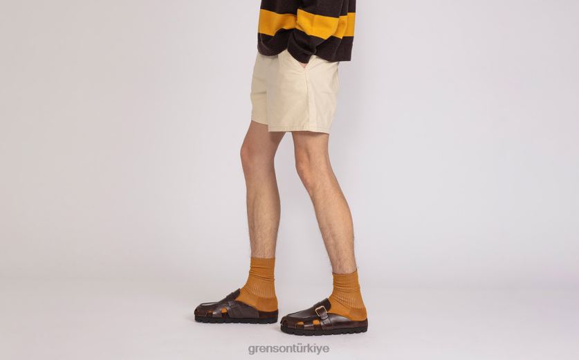 Grenson dale erkekler koyu kahverengi sandalet B466H213