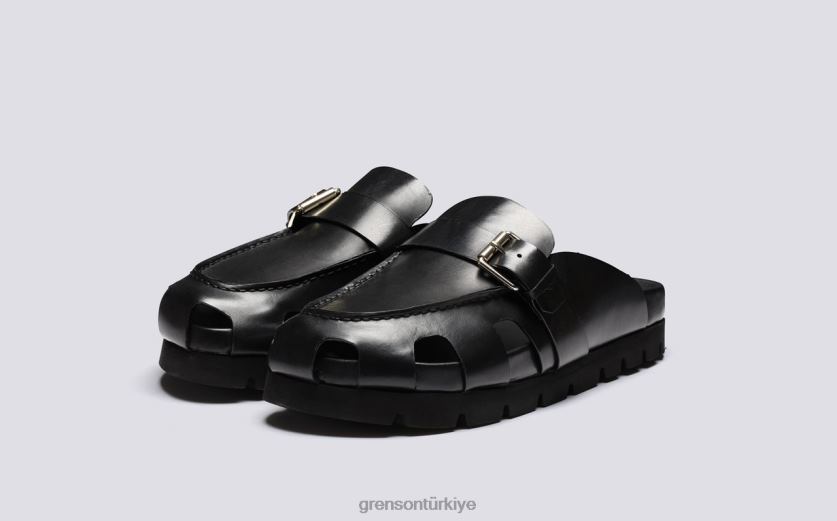 Grenson dale erkekler siyah sandalet B466H214