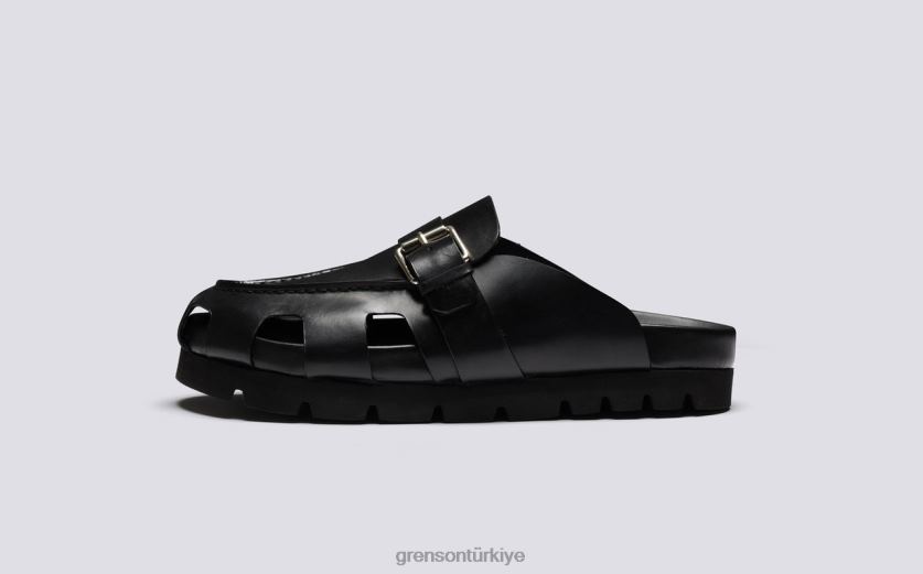 Grenson dale erkekler siyah sandalet B466H214