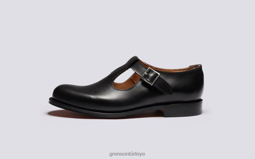 Grenson deniz kemiği erkekler siyah sandalet B466H230
