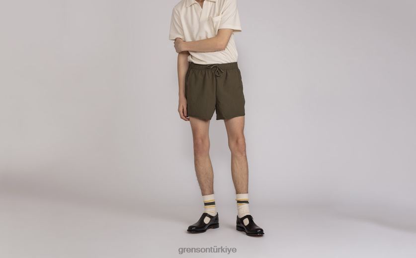 Grenson deniz kemiği erkekler siyah sandalet B466H230