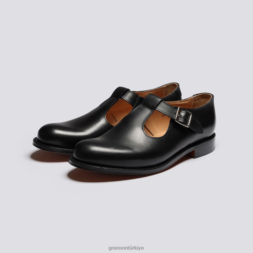 Grenson deniz kemiği erkekler siyah sandalet B466H230