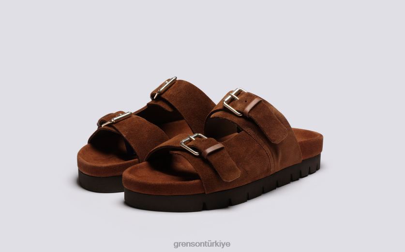 Grenson florin erkekler kahverengi sandalet B466H215