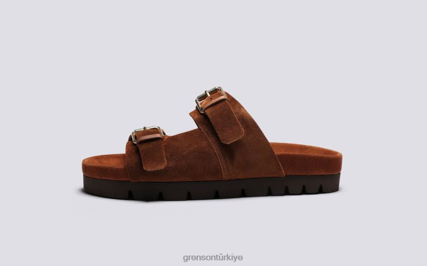 Grenson florin erkekler kahverengi sandalet B466H215