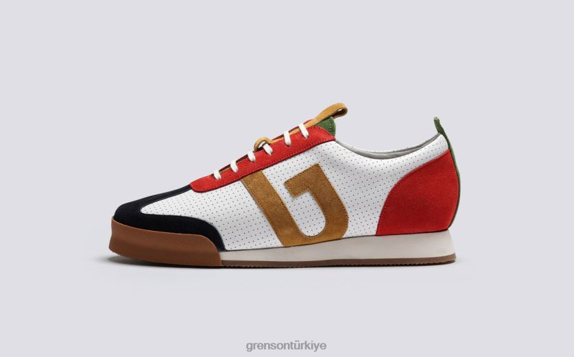 Grenson spor ayakkabı 51 erkekler kırmızı/yeşil/beyaz Spor ayakkabı B466H193