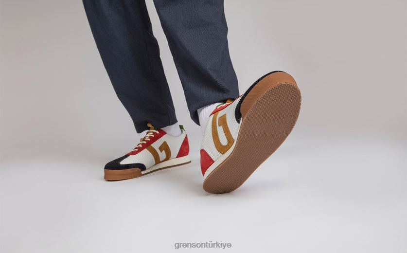 Grenson spor ayakkabı 51 erkekler kırmızı/yeşil/beyaz Spor ayakkabı B466H193