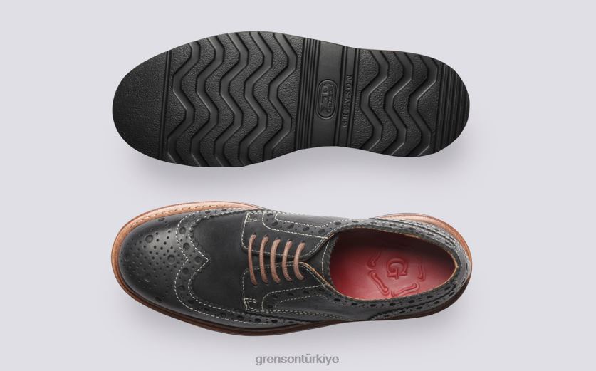 Grenson ava kadınlar siyah ayakkabılar B466H331