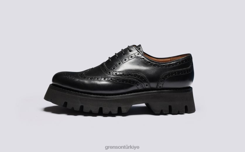 Grenson gül kadınlar siyah ayakkabılar B466H334