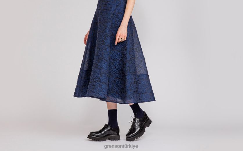 Grenson gül kadınlar siyah ayakkabılar B466H334