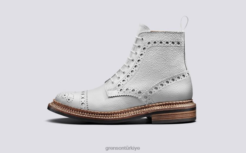 Grenson Fransa kadınlar beyaz bot ayakkabı B466H305