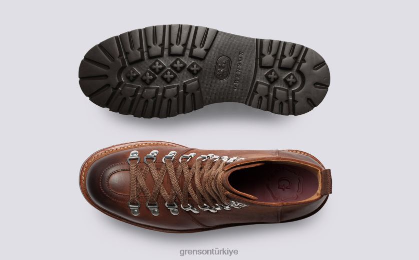 Grenson Naneli kadınlar Kahve bot ayakkabı B466H292