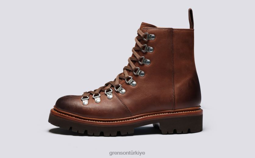 Grenson Naneli kadınlar Kahve bot ayakkabı B466H292