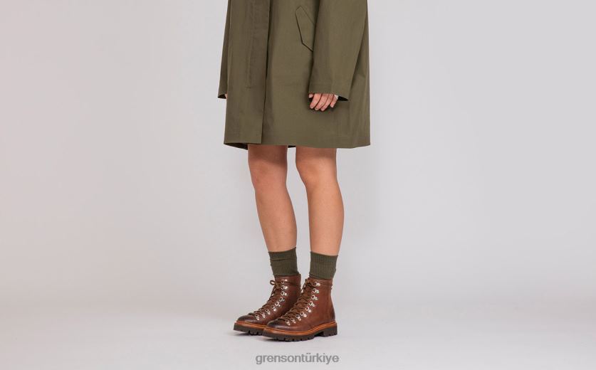 Grenson Naneli kadınlar Kahve bot ayakkabı B466H292
