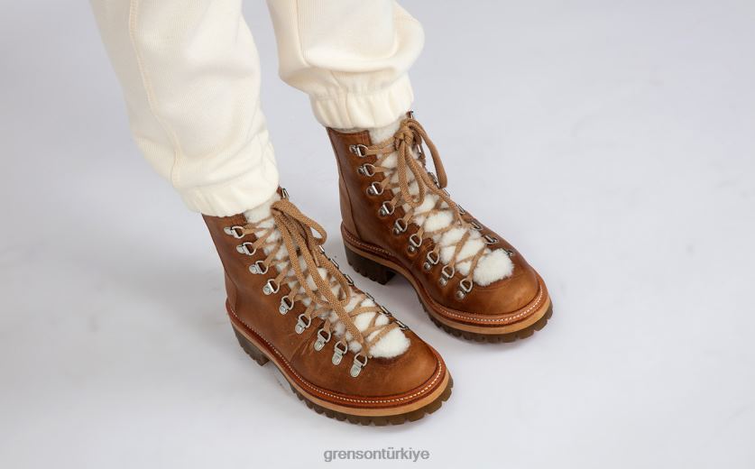 Grenson Naneli kadınlar doğal bot ayakkabı B466H277