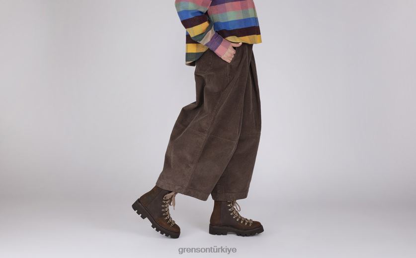 Grenson Naneli kadınlar kahverengi bot ayakkabı B466H294