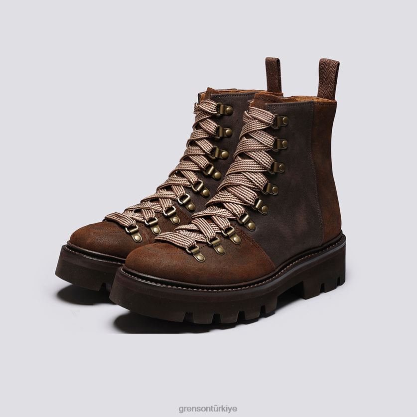 Grenson Naneli kadınlar kahverengi bot ayakkabı B466H294