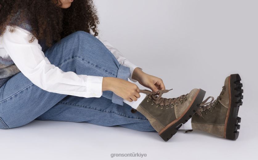 Grenson Naneli kadınlar mantar bot ayakkabı B466H295