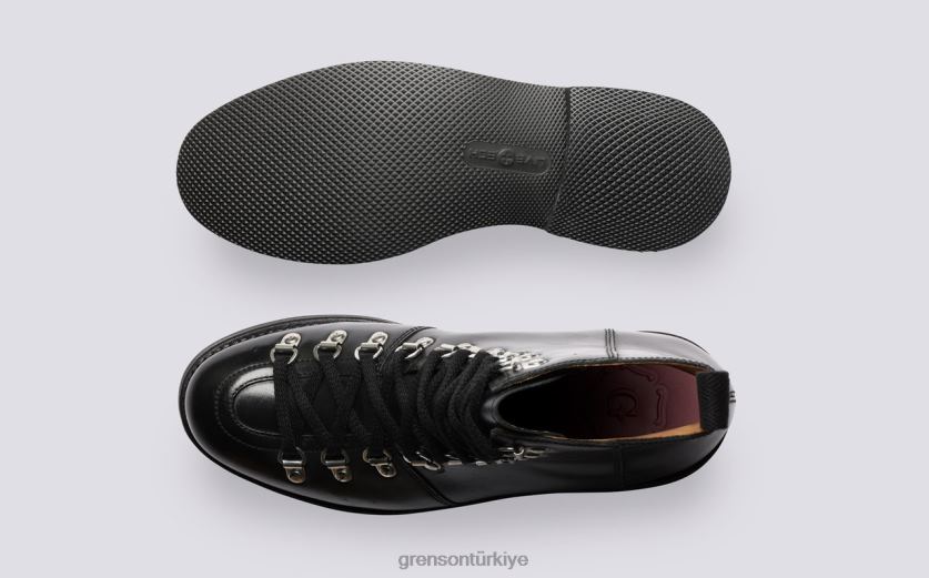 Grenson Naneli kadınlar siyah bot ayakkabı B466H278