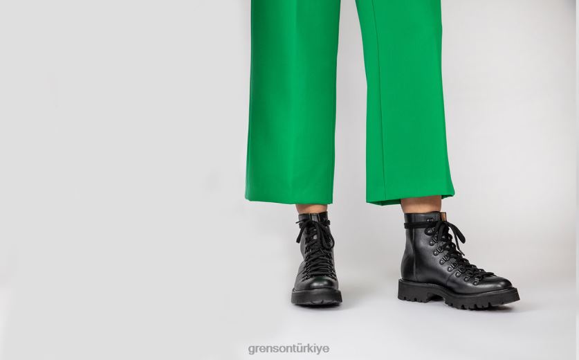 Grenson Naneli kadınlar siyah bot ayakkabı B466H284