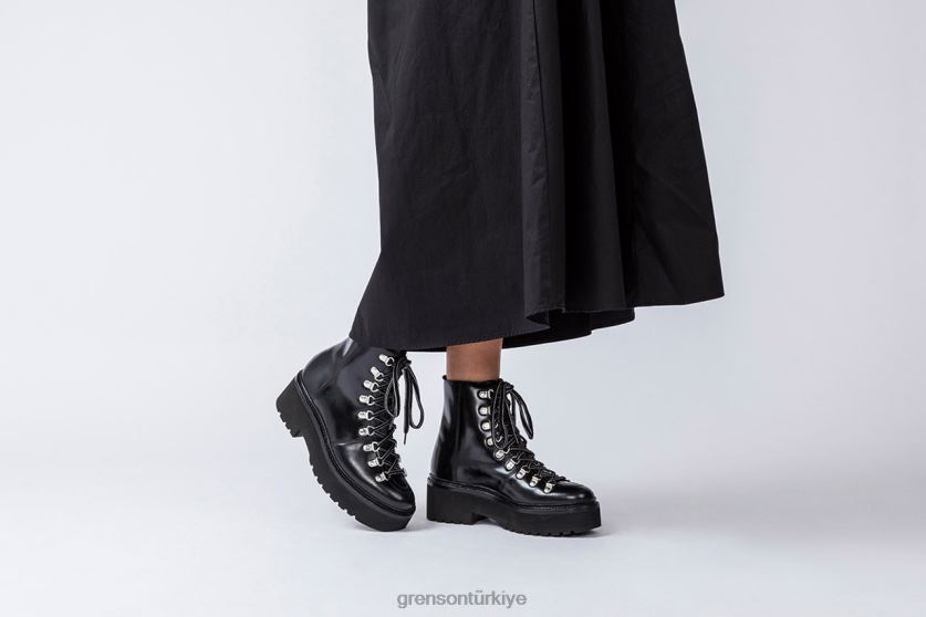 Grenson Naneli kadınlar siyah bot ayakkabı B466H285