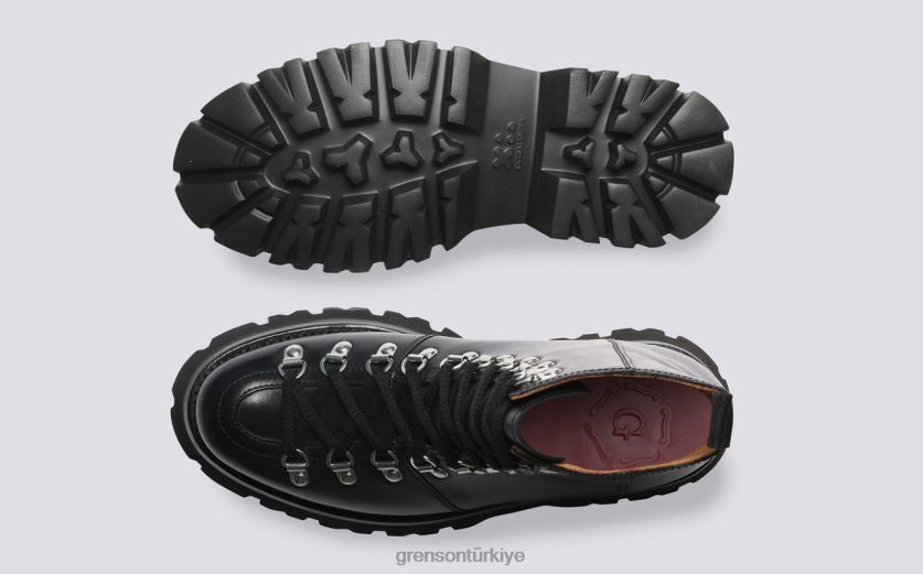 Grenson Naneli kadınlar siyah bot ayakkabı B466H290