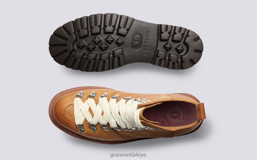 Grenson Naneli kadınlar zencefil bot ayakkabı B466H293