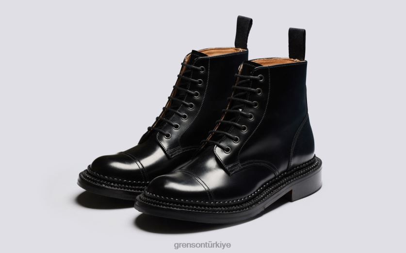 Grenson demi kadınlar siyah bot ayakkabı B466H260