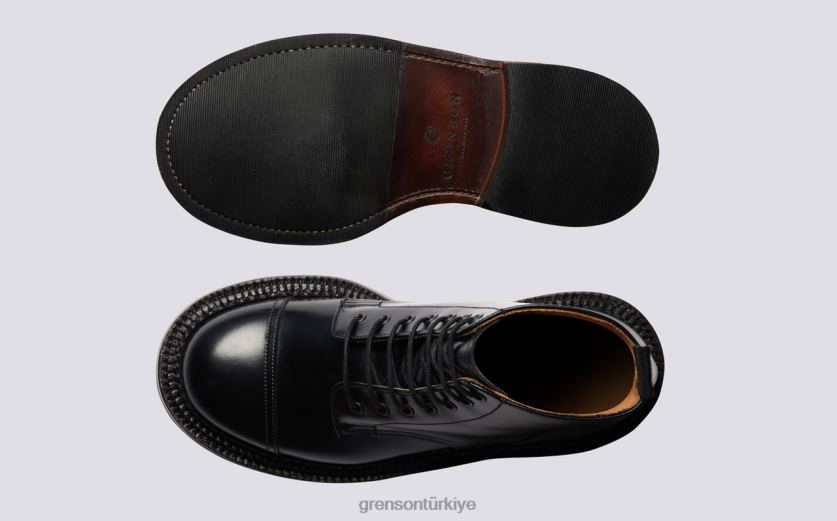 Grenson demi kadınlar siyah bot ayakkabı B466H260