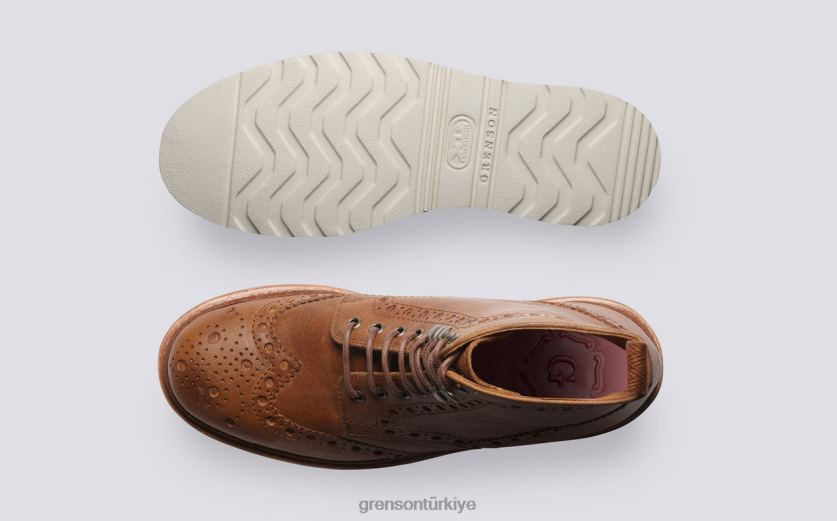 Grenson fran kadınlar doğal bot ayakkabı B466H265