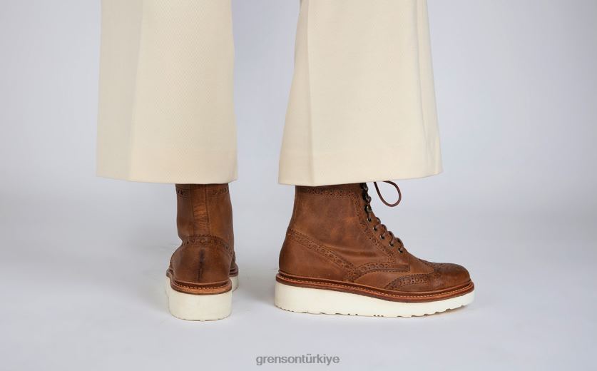 Grenson fran kadınlar doğal bot ayakkabı B466H265