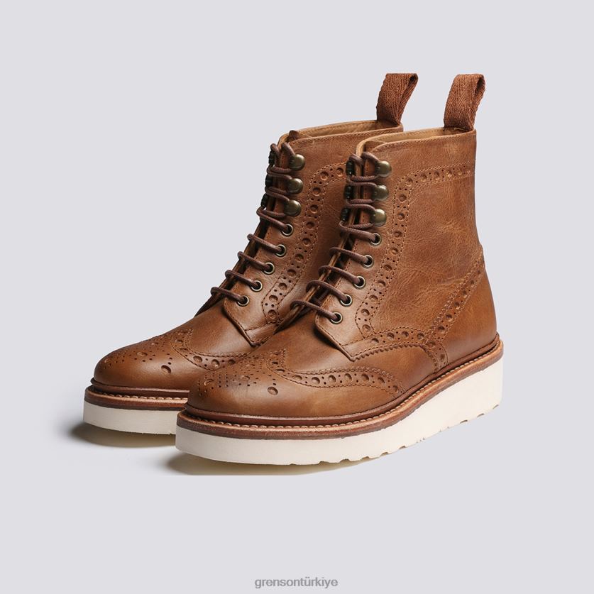 Grenson fran kadınlar doğal bot ayakkabı B466H265
