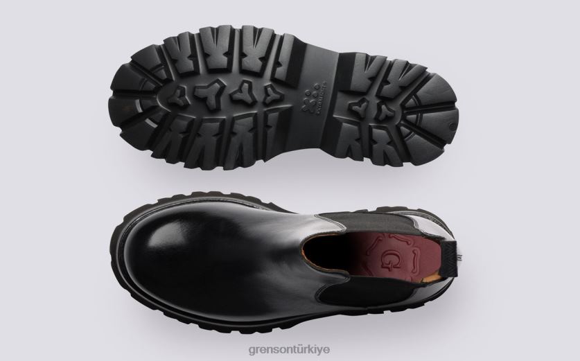Grenson harlow kadınlar siyah bot ayakkabı B466H269