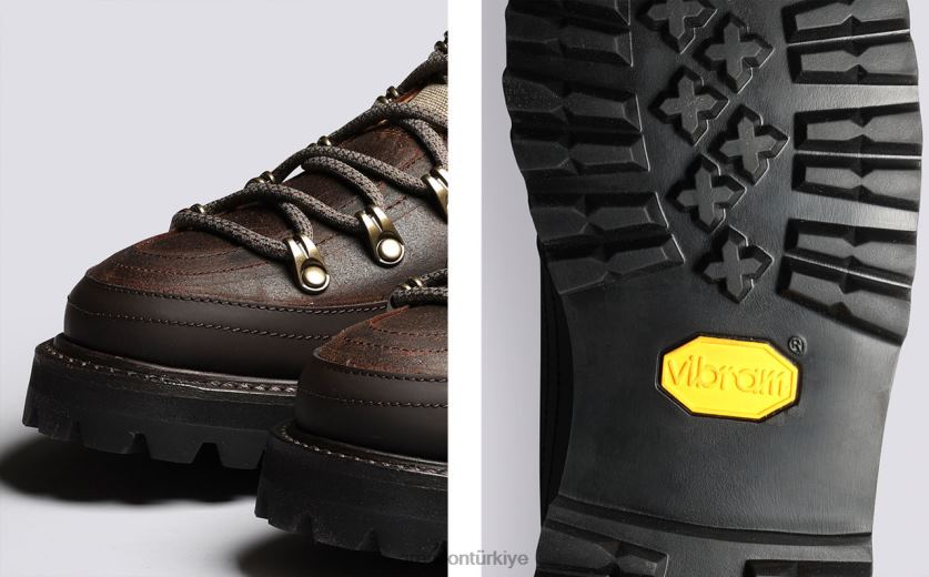 Grenson nanette teknolojisi kadınlar kahverengi bot ayakkabı B466H273